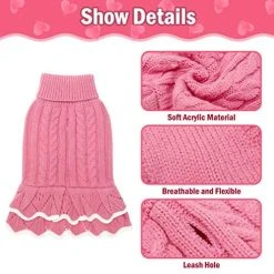 Mia's Pet Supply Turtleneck Dog Sweater