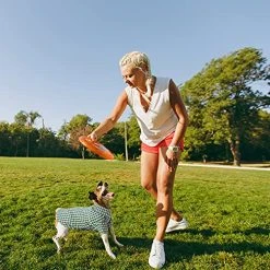 Mia's Pet Supply 4 Pieces Dog Plaid Shirt Breathable Dog T-Shirts Apparel