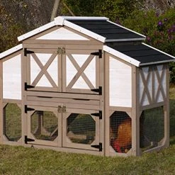 Mia's Pet Supply Zoovilla Country Style Chicken Coop Metal Nest Box