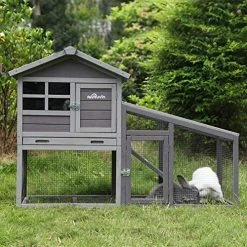 Mia's Pet Supply Aivituvin Rabbit Hutch Indoor And Outdoor, Bunny Cage