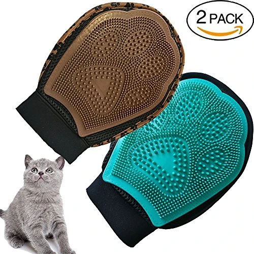 Mia's Pet Supply Grooming Glove - Pet Hair Remover for Cats & Dogs | Affordable Pet Hygiene Tool 1 Mia's Pet Supply Hygiene : Pet Grooming Glove Pet Hair Remover