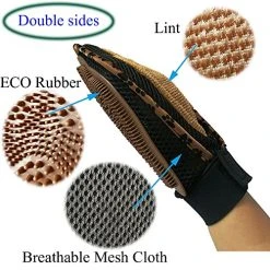 Mia's Pet Supply Grooming Glove - Pet Hair Remover for Cats & Dogs | Affordable Pet Hygiene Tool 10 Mia's Pet Supply Hygiene : Pet Grooming Glove Pet Hair Remover