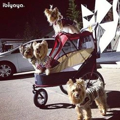 Mia's Pet Supply Travel Ibiyaya Heavy Duty Dog Stroller/Pull Behind Bike Trailer