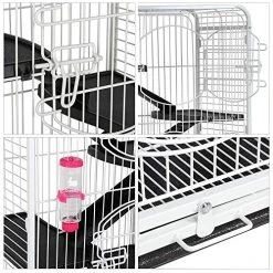 Mia's Pet Supply Rabbit Houses & Accessories Topeakmart 6 Level 52’’ Large Ferret Cage Chinchilla Squirrels Rabbit Small Animal Hutch