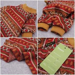 Mia's Pet Supply Fitwarm Dog Sweater Knitted Pajamas