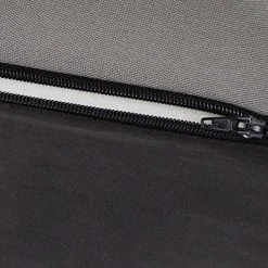 Mia's Pet Supply Ergonomic Foam Pet Dog Bed, 27 X 36 Inches, Grey Bedding