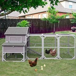 Mia's Pet Supply 47ft² Super Large Chicken Coop Outdoor Wooden Hen House