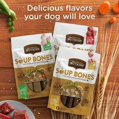 Mia's Pet Supply Training : Rachael Ray Nutrish Soup Bones Dog Treats, Real Chicken & Veggies Flavor, 12.6 Oz. Bag :