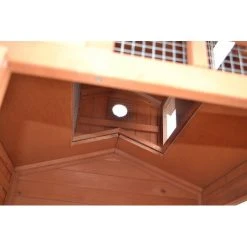 Mia's Pet Supply Large 10' Ft Wood Chicken Coop Backyard Hen Run House