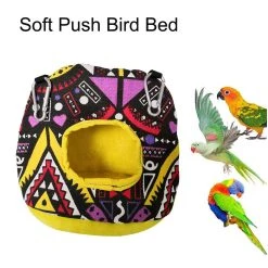 Mia's Pet Supply Fashion Bird Tent Plush Folk Warm Hanging