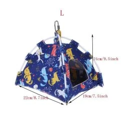 Mia's Pet Supply Premium Bird Tent Hammock - High-Quality Cage Swing & Perch for Aviary Birds 10 Mia's Pet Supply High Quality Bird Tent Shaped Hammock Pet Cage Swing Perch Aviary & Perches