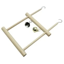 Mia's Pet Supply Swing Cage Hanging Bell Cockatiel Parakeet Toys