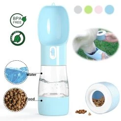 Mia's Pet Supply Pet Dog Water Bottle Portable Drinking Water Feeder