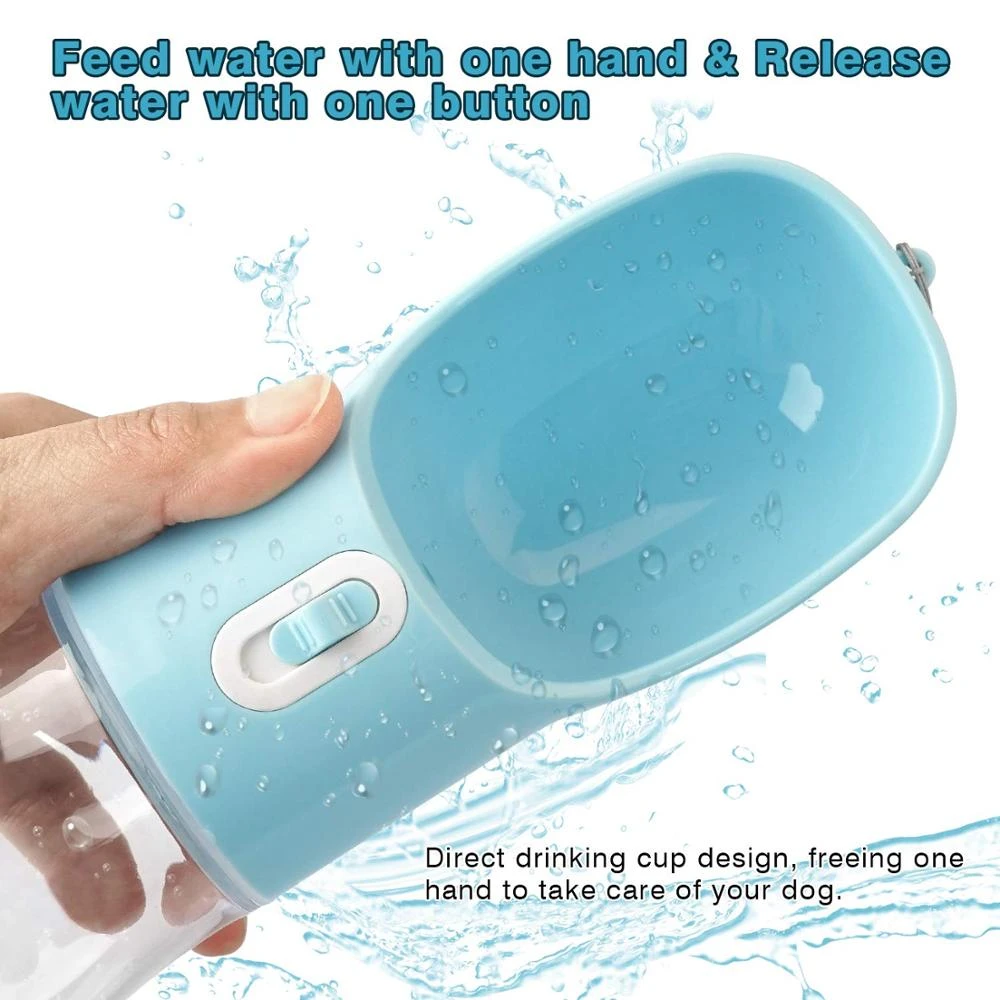 Mia's Pet Supply Portable Dog Water Bottle - Leak-Proof Pet Drinking Feeder for Dogs & Cats 3 Mia's Pet Supply Pet Dog Water Bottle Portable Drinking Water Feeder