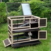 Mia's Pet Supply Rabbit Hutch - Indoor & Outdoor Bunny Cage with Accessories 3 Mia's Pet Supply Rabbit Houses & Accessories Rabbit Hutch Bunny Cage Indoor And Outdoor