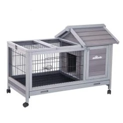 Mia's Pet Supply Rabbit Hutch, Bunny Cage Rabbit Houses & Accessories