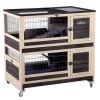 Mia's Pet Supply Rabbit Houses & Accessories Rabbit Hutch Bunny Cage Indoor And Outdoor