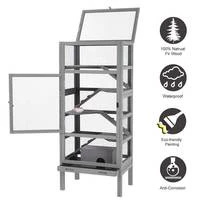 Mia's Pet Supply Large Wooden Guinea Pig Cage Rabbit Houses & Accessories