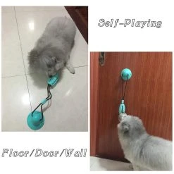 Mia's Pet Supply Dog Toys Tug Dog Toy With Suction Cup Push Elastic Ropes